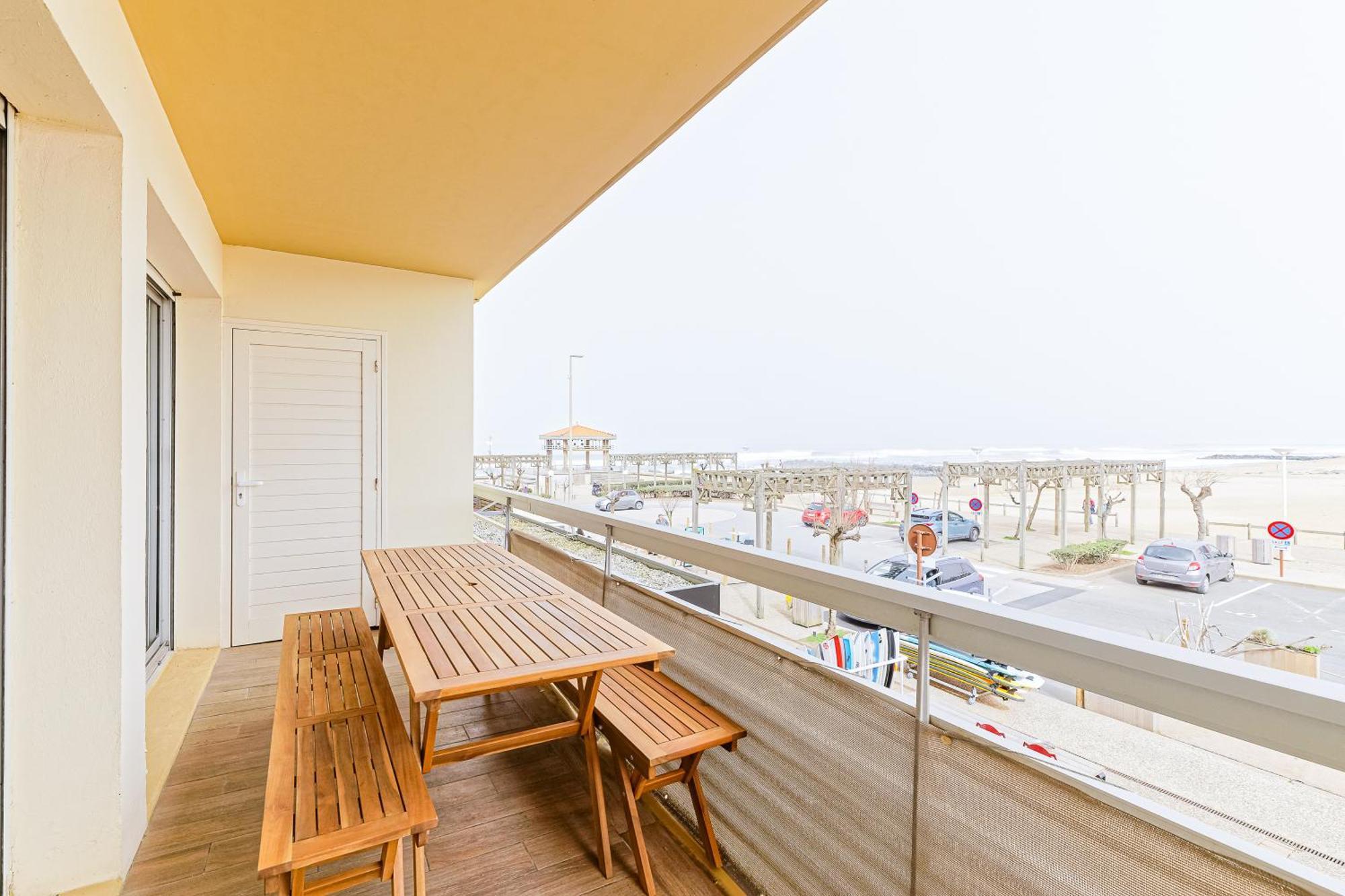 Golden Sand Anglet Biarritz - Front De Mer - Parking Privatif Gratuit Eksteriør bilde