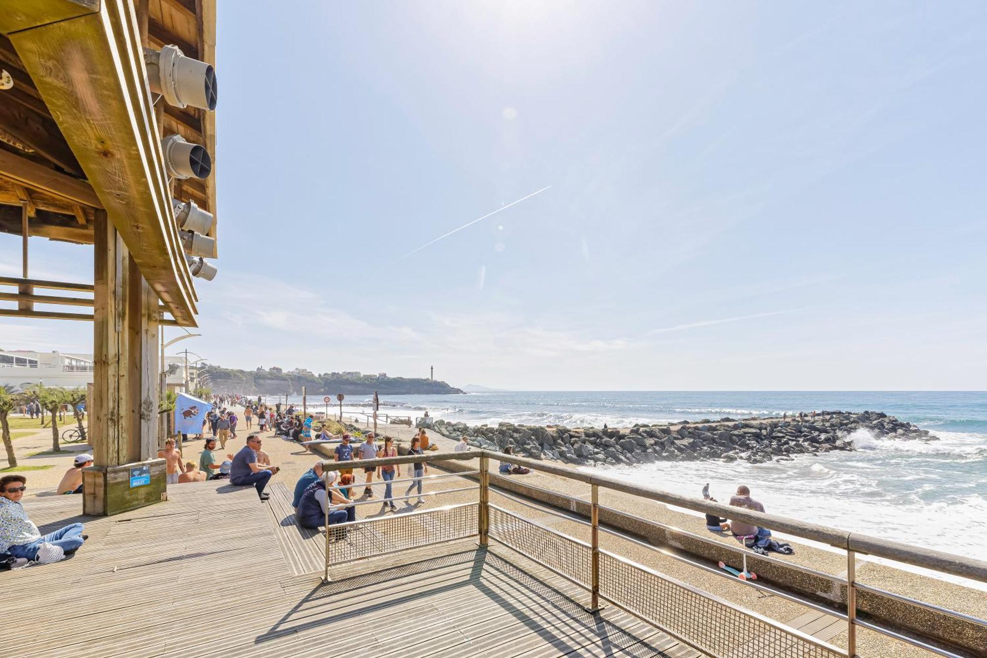 Golden Sand Anglet Biarritz - Front De Mer - Parking Privatif Gratuit Eksteriør bilde
