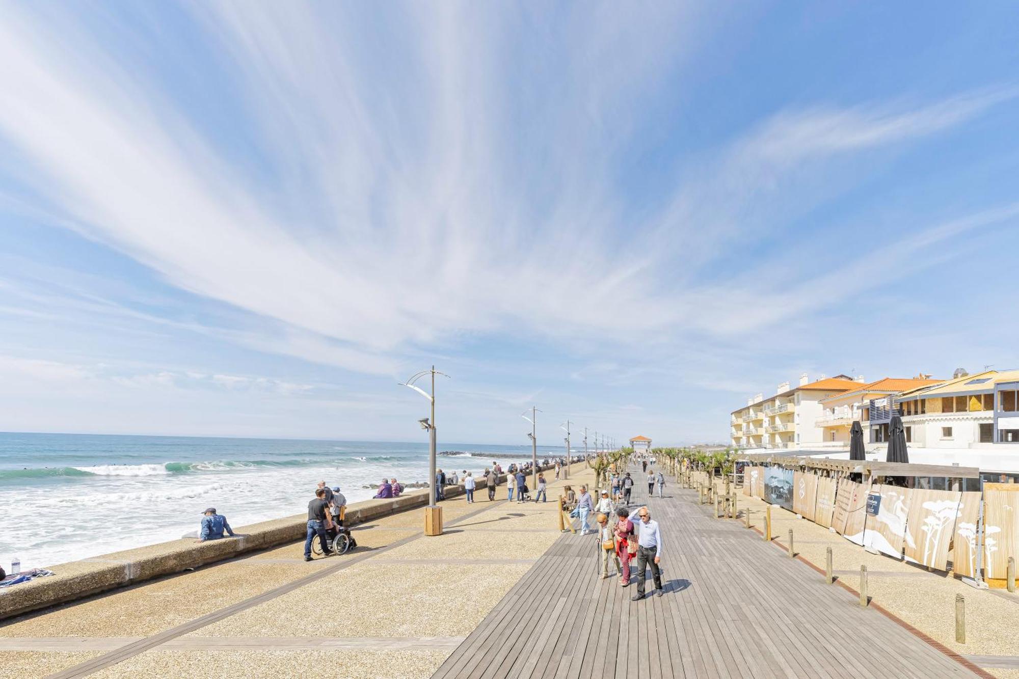 Golden Sand Anglet Biarritz - Front De Mer - Parking Privatif Gratuit Eksteriør bilde